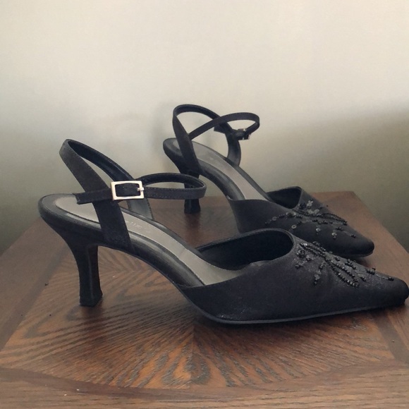 Black sparkly accent heels - Picture 3 of 7